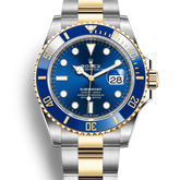 롤렉스 Oyster Perpetual Submariner Date 18K 옐로우 골드 & 스테인리스 스틸 남성용 시계, 중고- 116613LB 롤렉스